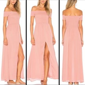 Tularosa Henderson Maxi Dress in Peach Bloom